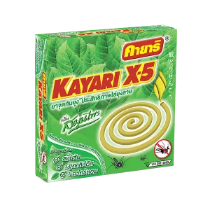 ยาจุดกันยุง คายาริ X-5 ควันน้อย กลิ่นลาเวนเดอร์ - Kayari